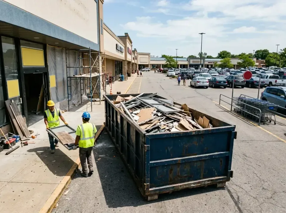 retail-store-renovation-debris-003 — frequently asked questions, Roll-off Dumpster Rentals in Wilmington, IL